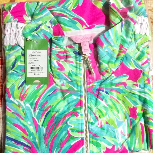 Raz Berry Shady Lady Brigantine Zip Up - Picture 4 of 6